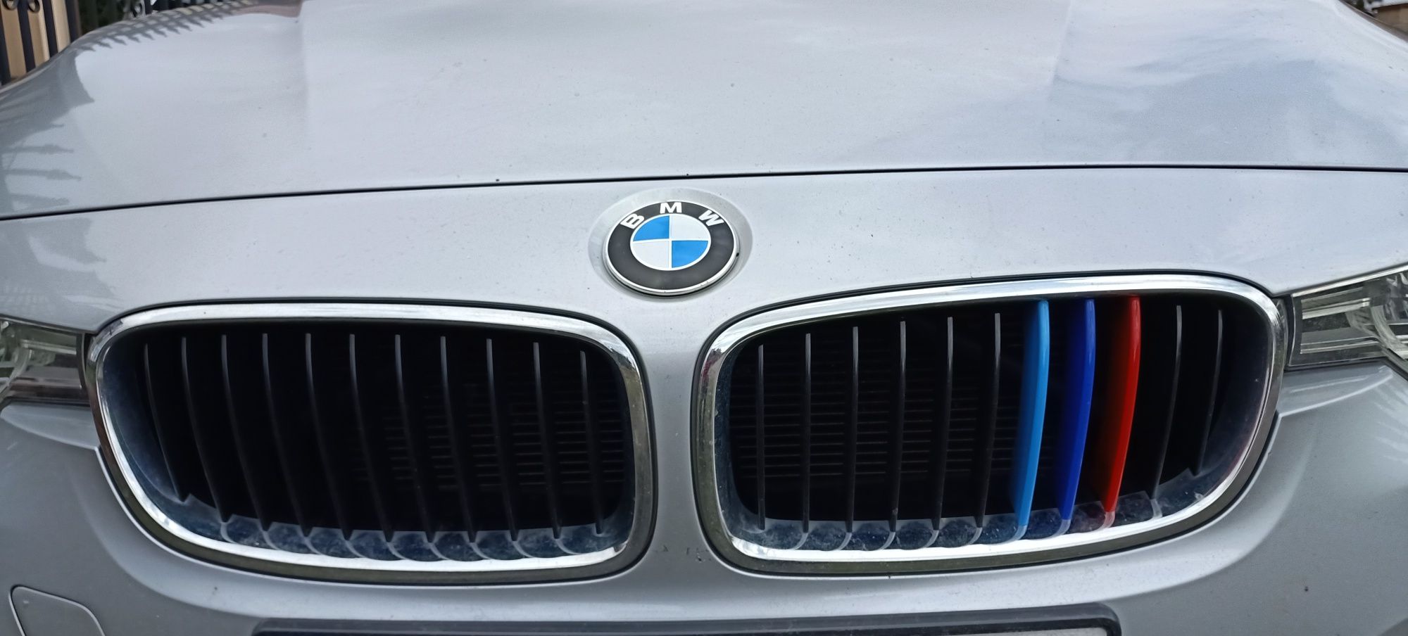 Atrapa grill chłodnicy BMW 3 f31 ,32 "nerki chrom plus kolory M power"