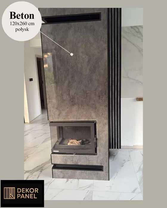 Panele ścienne PVC/Płyty węgłowe marmur , połysk 120x260,łazienka,biur