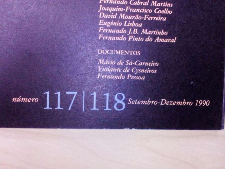 Mário de Sá Carneiro: Revista Colóquio Letras 116/ 117.