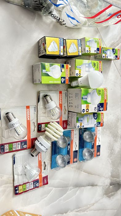 Żarówka Zestaw żarówek rozne rodzaje led