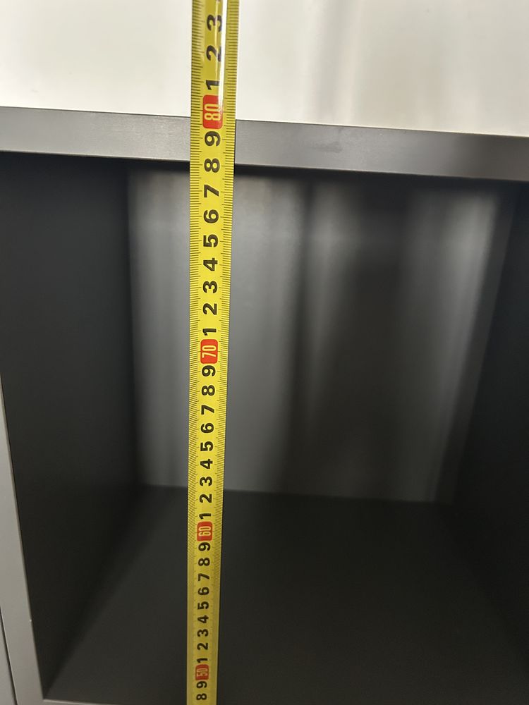 Zestaw IKEA Eket ciemnoszary 246 x 80 x 25 szafki regały