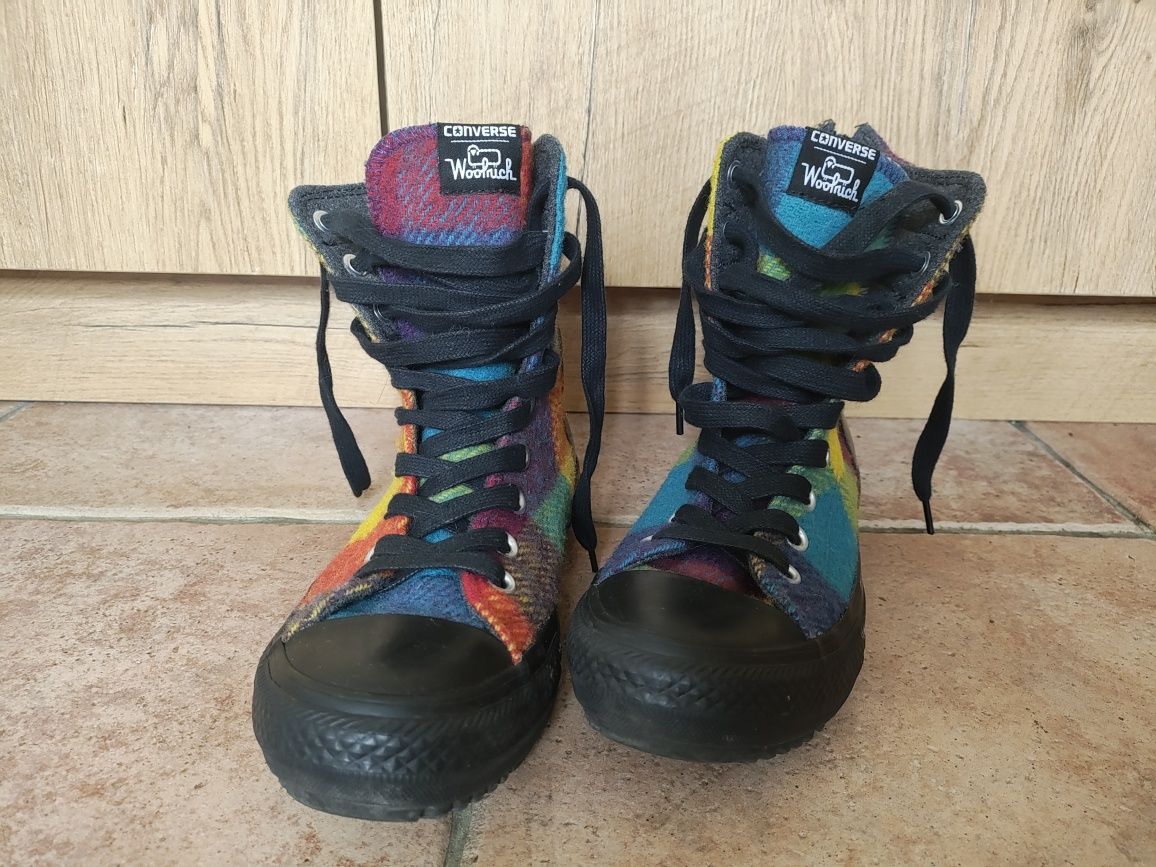 Converse Woolrich wełniane trampki zimowe