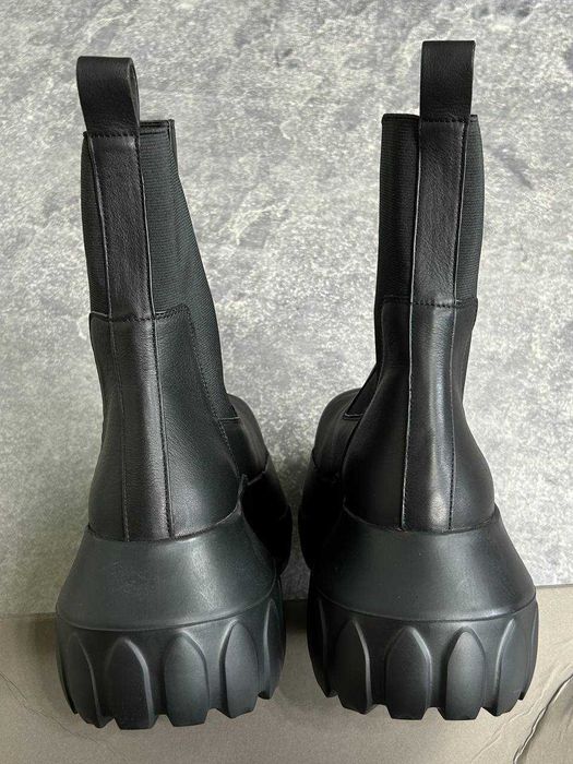 Rick Owens Tractor boots black черевики чоботи чорні ботинки черные