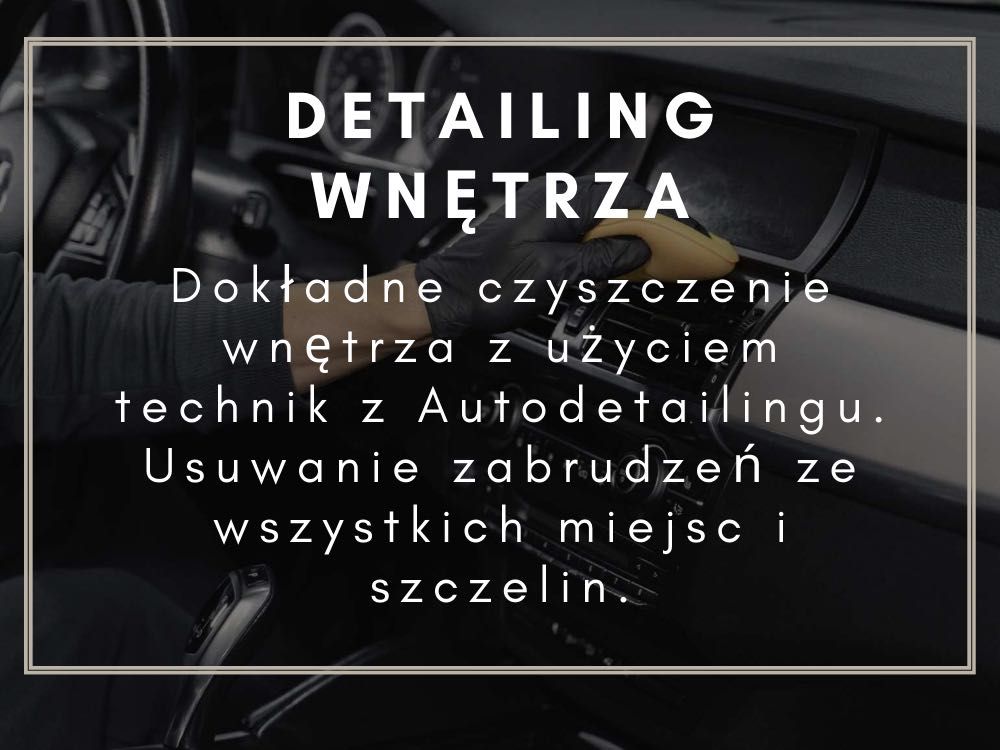 Pranie tapicerki samochodowej / czyszczenie samochodu - DOJAZD GRATIS