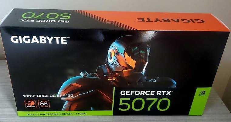 RTX 5070 Gigabyte Windforce 12GB GDDR7 DLSS4