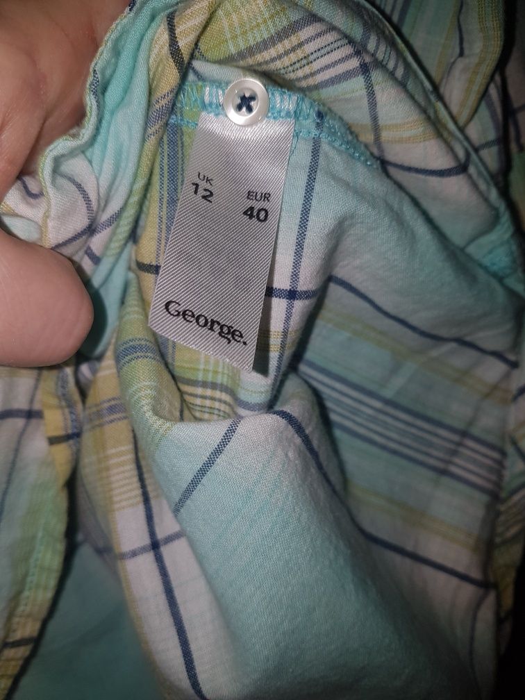 George krata mięta tunika bluzka koszula 40 L