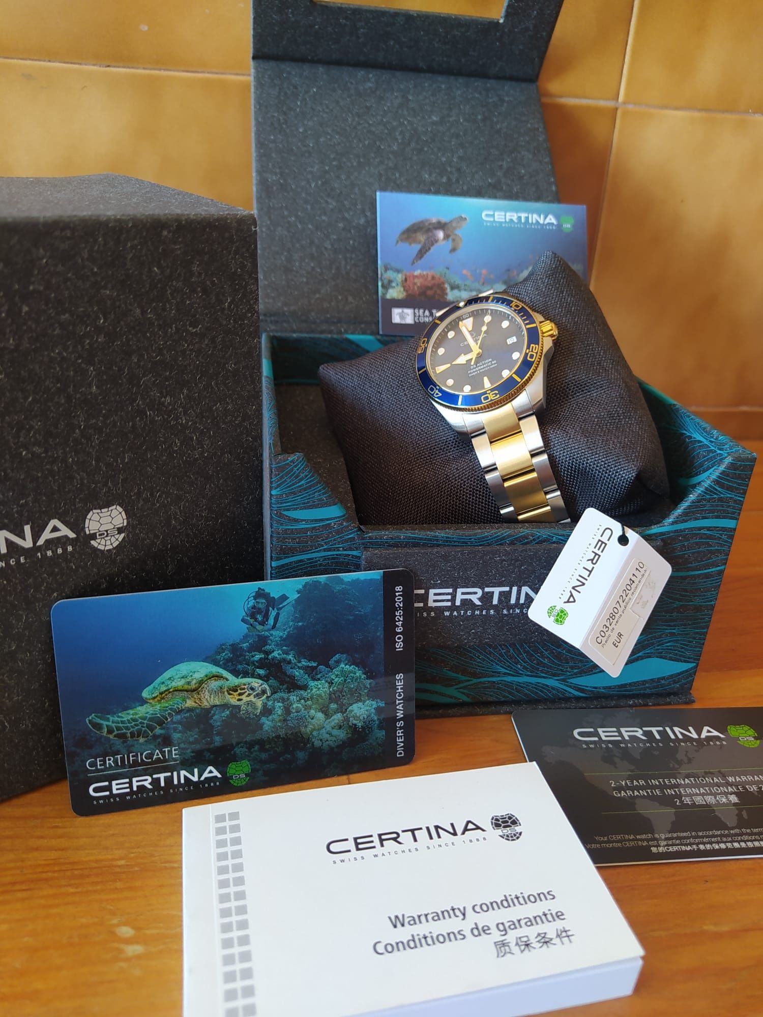 *NOVO* Certina DS Action diver 38 mm special edition.