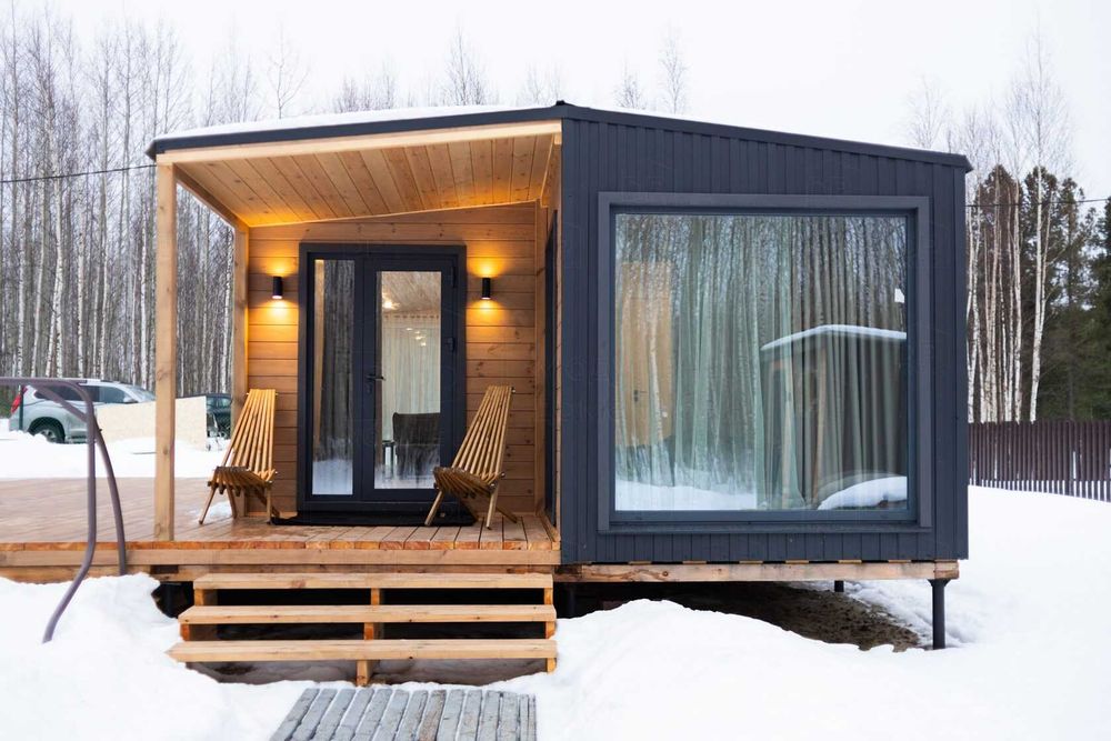 Модульний будинок, модульна сауна, баня.