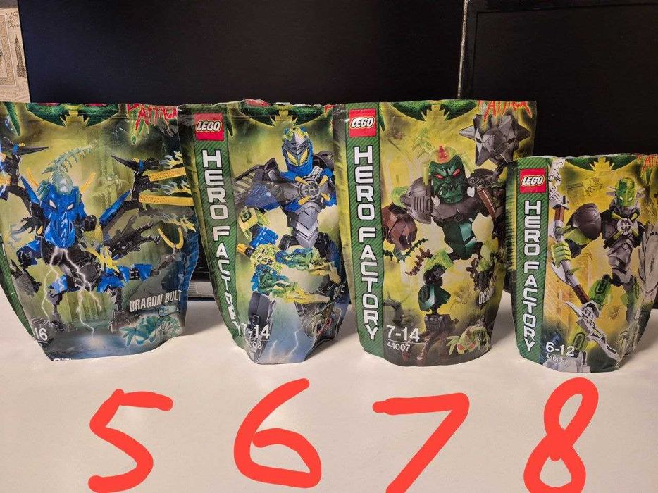 Повна Коллекція LEGO Hero Factory Brain Attack