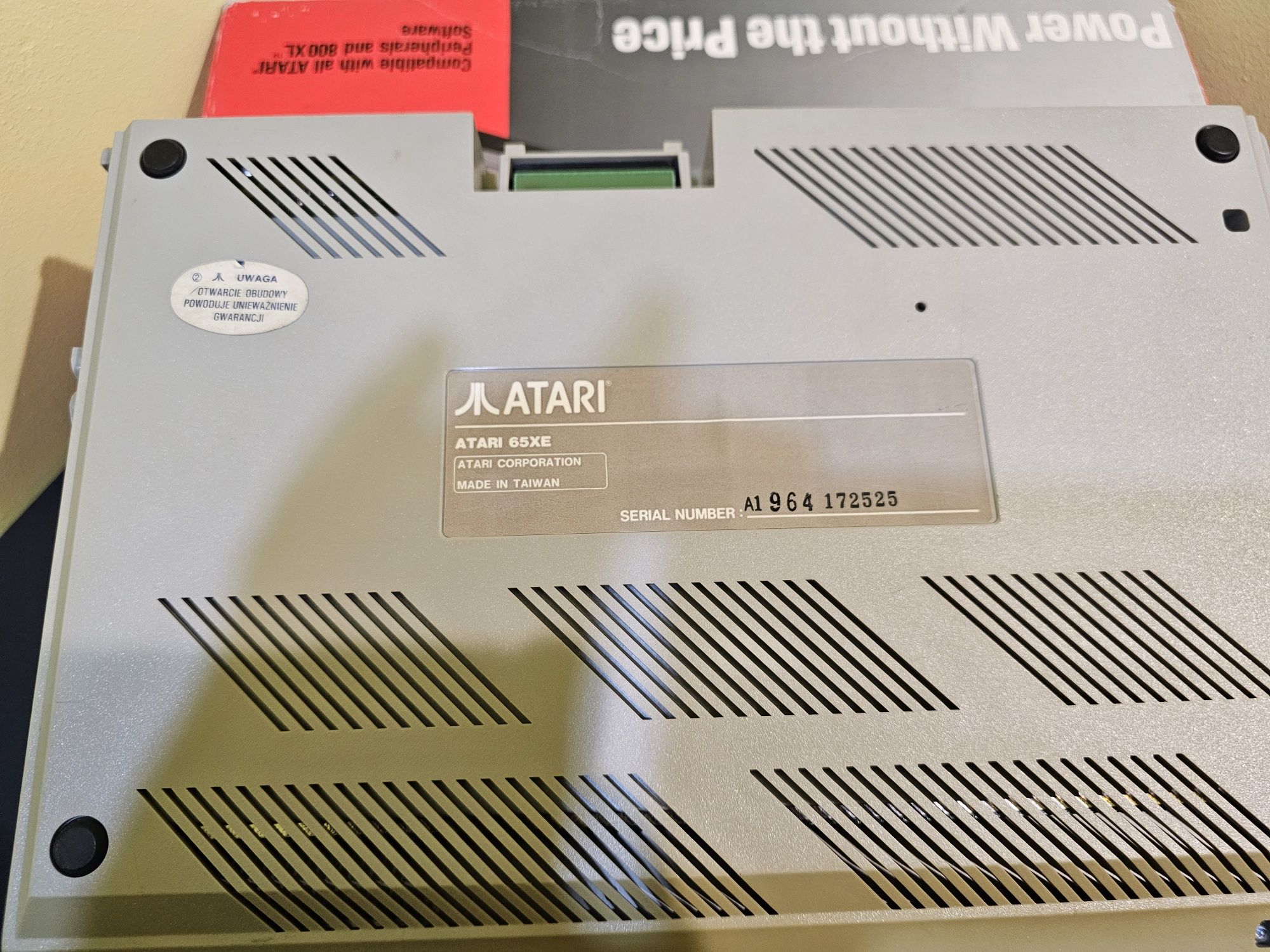 Atari 65xe sdeive  pudełko komplet