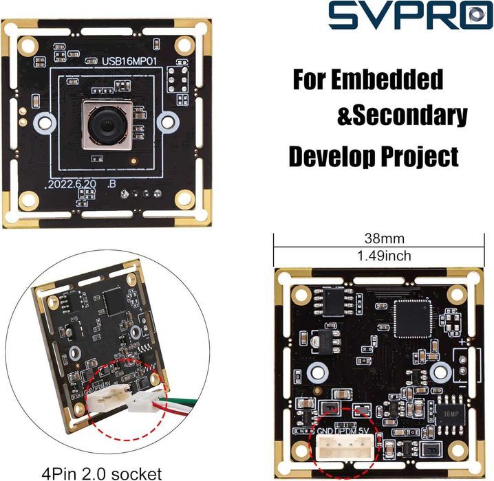 Svpro 16 MP autofokus USB kamera do komputera