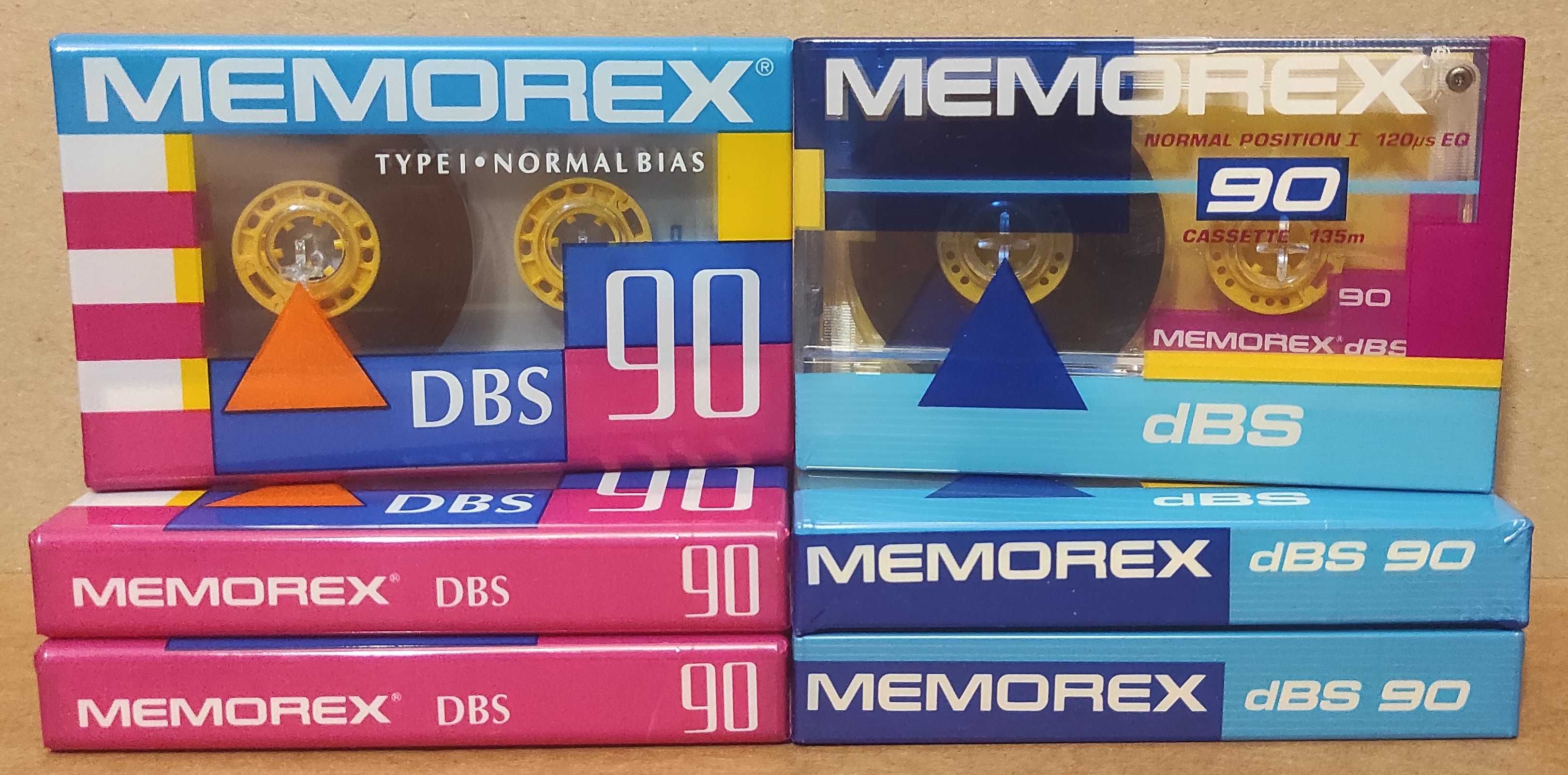 Новые аудио кассеты MEMOREX DBS 90