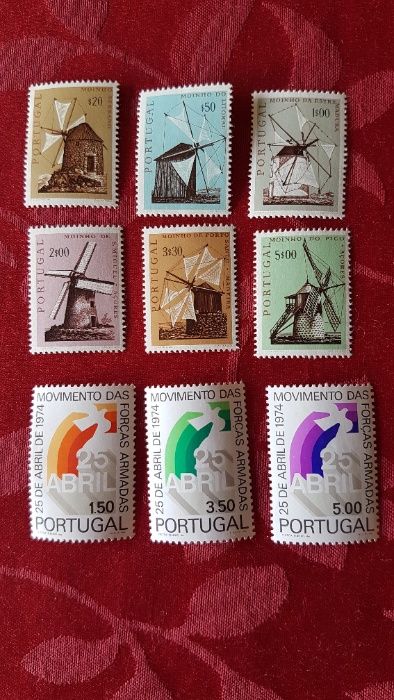 Coleções Selos Novos Portugal + Selos Inglaterra - Raros e Antigos