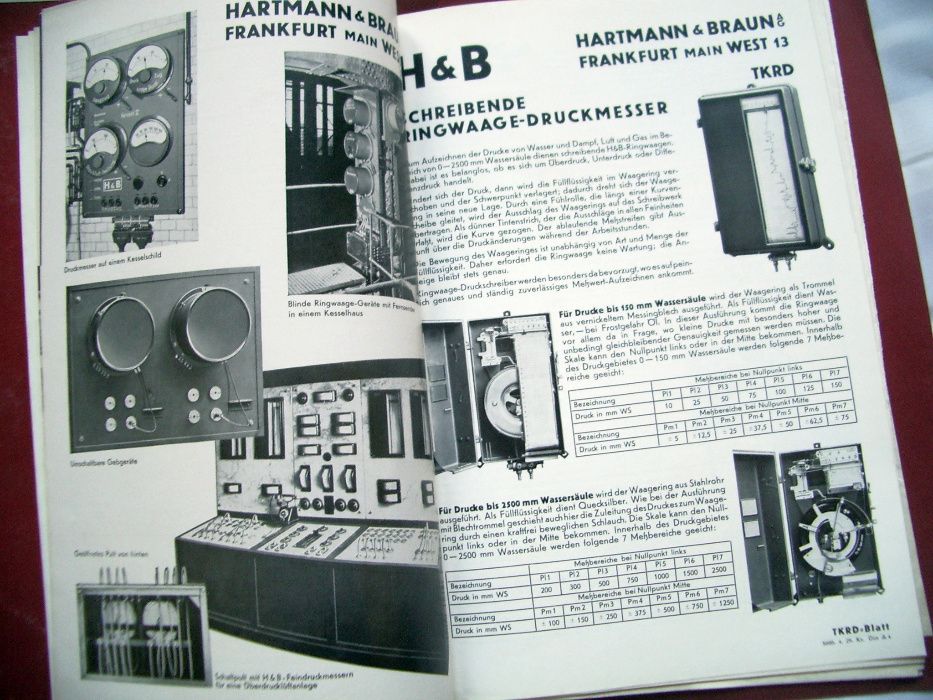 Katalog Hartmann&Braun AG