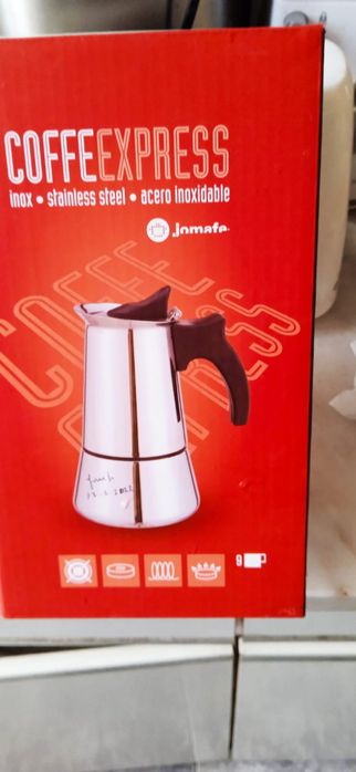 Cafeteira de aço inoxidável