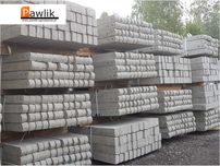 Słupki betonowe do malin | Siatka leśna ap