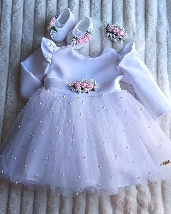 Sukienka do chrztu 68 + dodatki