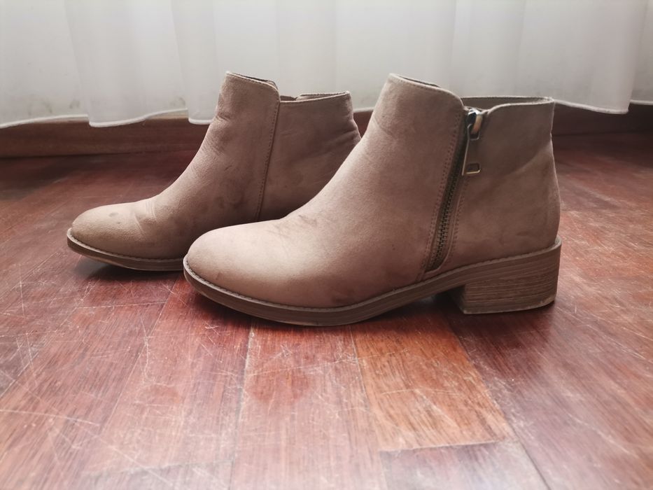 Botas camurça senhora