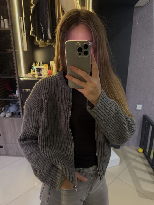 Кардиган зип вязанный украинский бренд