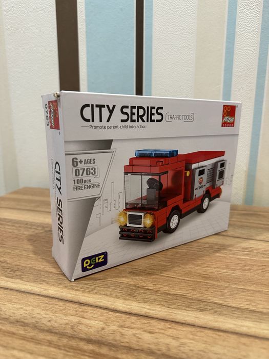 Конструктор пожежна машина 100 деталей