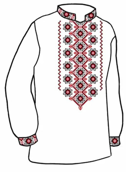 Вишиванка з бісеру чоловіча
