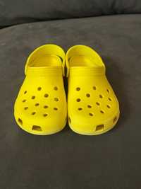 Crocs rozmiar 27 28 29 c10 c11 klapki sandały żółte Classic clog