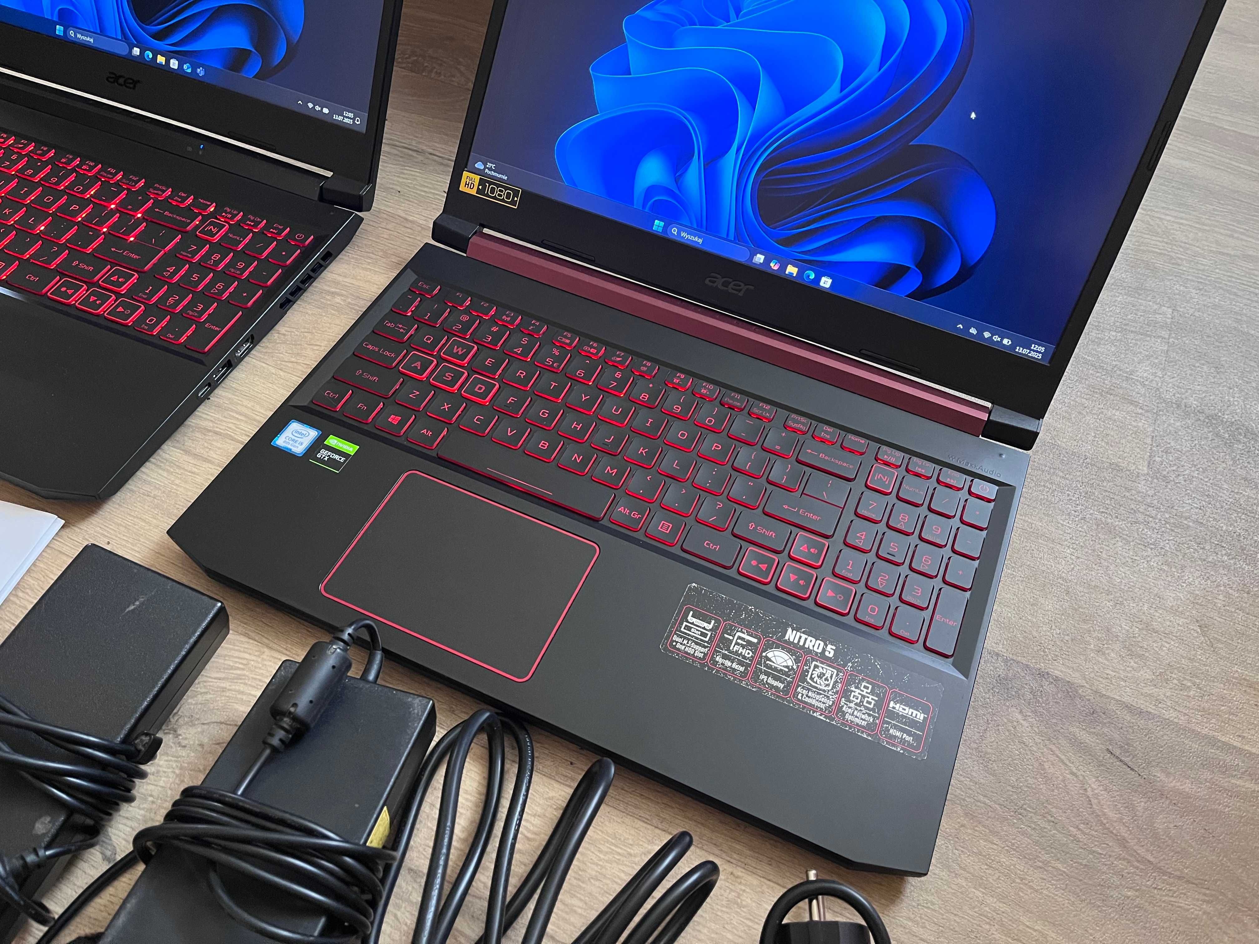 2 x Acer Nitro 5 / i5 / GTX 1650 proszę czytać opis OKAZJA