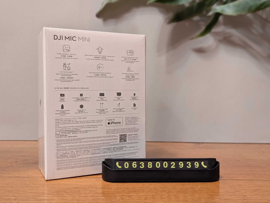 Оригінал!  DJI Mic Mini (2TX+1RX) – мікрофон для відео, блогів
