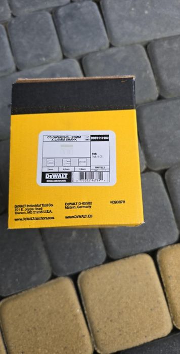 Gwoździarka DeWalt +gwoździe 25mm