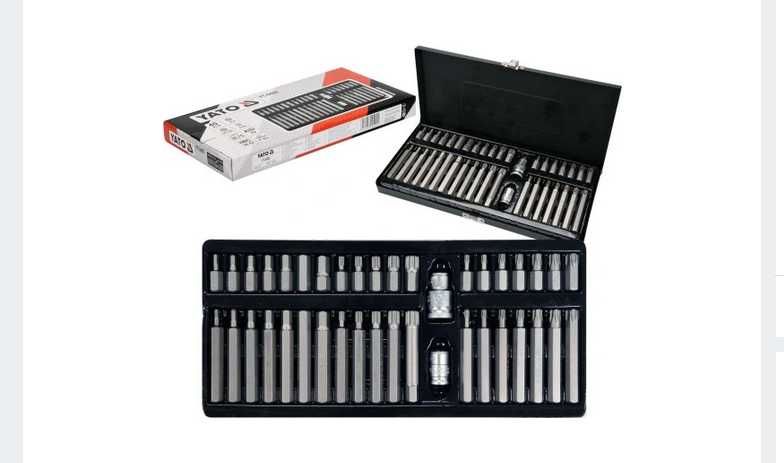 YATO Zestaw bitów klucze imbus torx spline hex 40 el +GRATIS