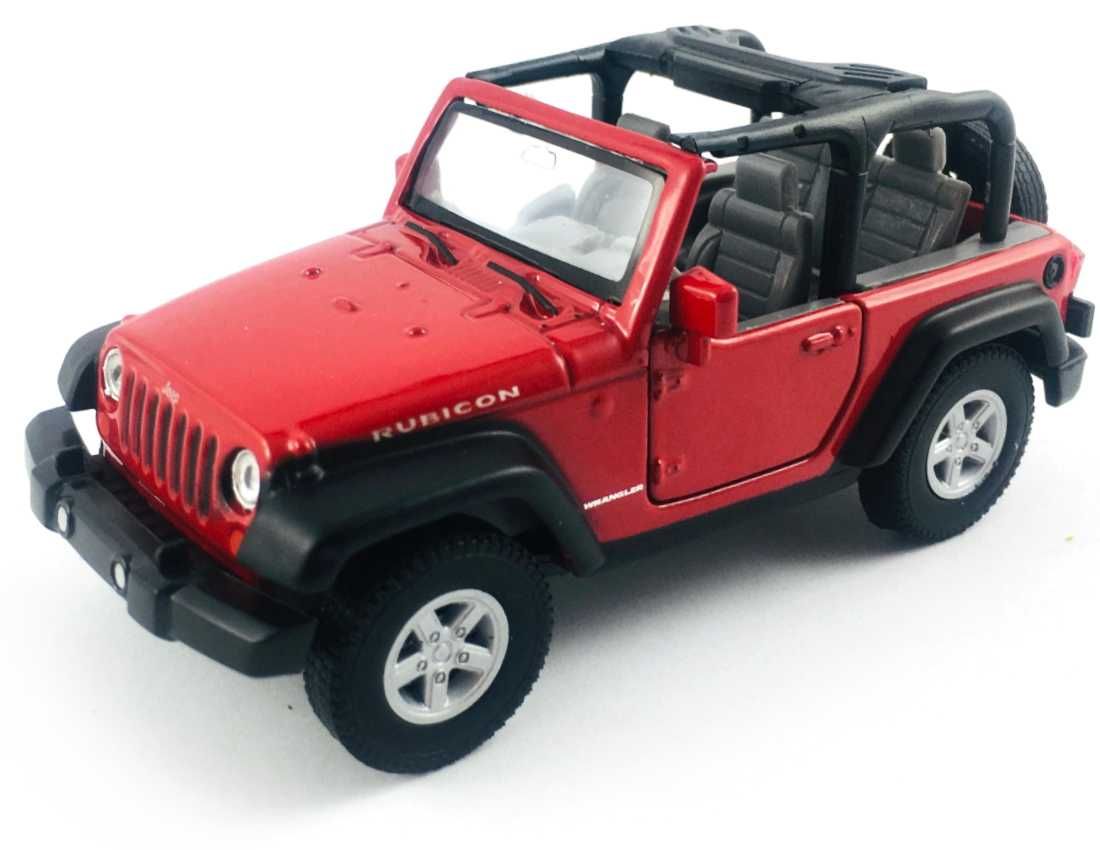 Jeep Wrangler Rubicon model WELLY 1:34 Czerwony