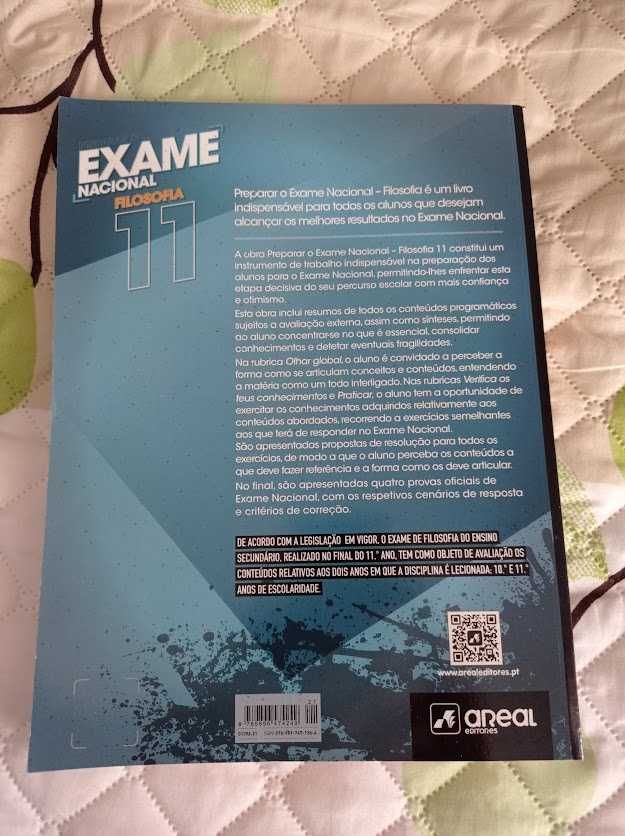 Livro "Preparar o Exame Nacional de Filosofia - 10º/11.º ano - Areal