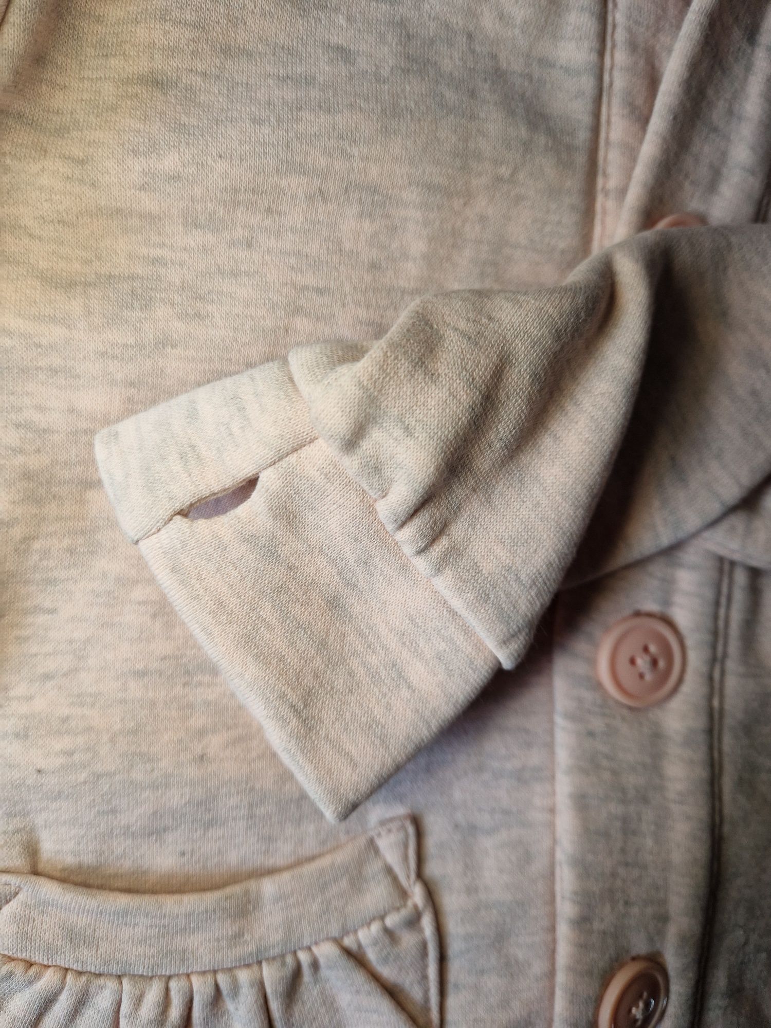Bluza z kapturem dziewczęca różowa 5.10.15 r. 110