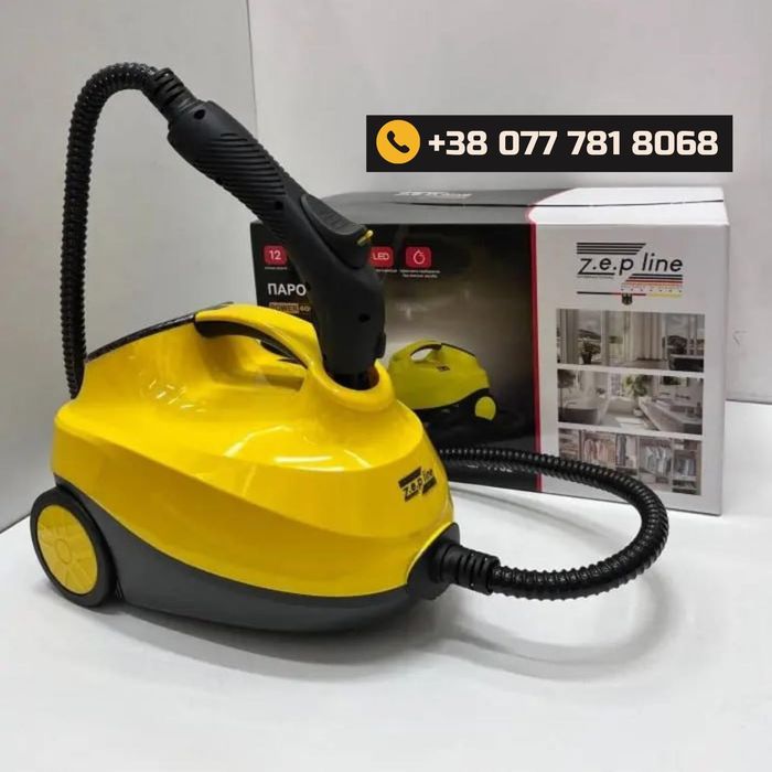 НАГРЕВ 5 МИНУТ‼️Новый пароочиститель Zepline 1.6 • Гарантия 6 мес