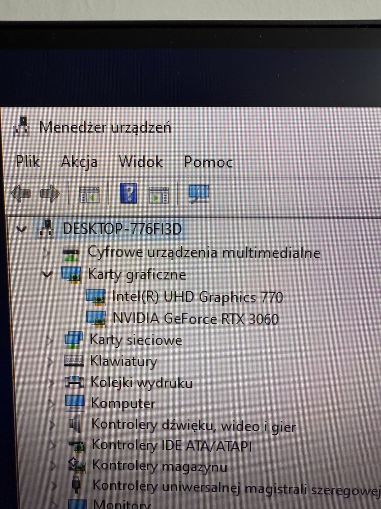 Komputer | i7 12700k | RTX 3060 | 32 GB RAM