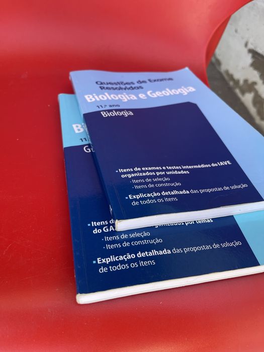 Livros de apoio para o Exame Nacional - Biologia e Geologia
