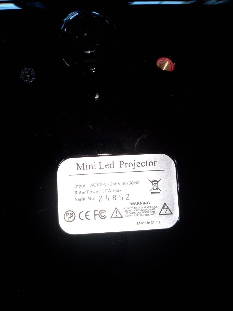 Projektor Paick pk45 HD HDMI VGA USB AV LIC BCM