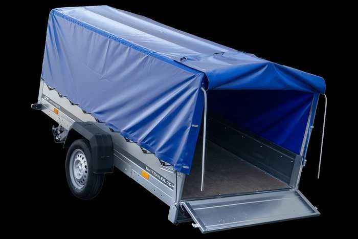 Przyczepka 264x125 UNITRAILER GARDEN 264 KIPP ze stelażem i pokrowcem