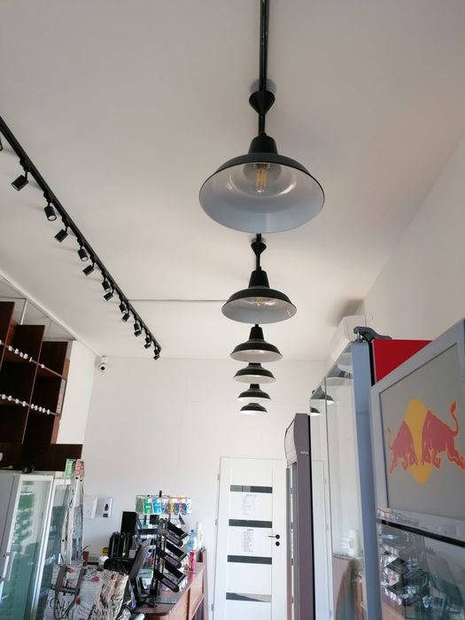 Lampy loftowe, krzesła, stoły drewniane ostatnie sztuki WIELKA WYPRZ