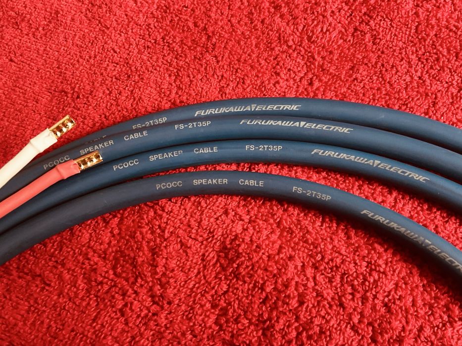 Furukawa fs2T35p czysta miedź pcocc unikat. Kable głośnikowe.