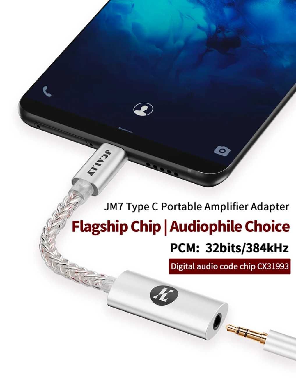 JCALLY JMJ7 Dac/Amp USB C-3.5mm