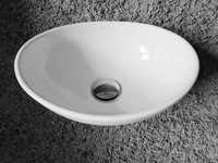 Umywalka misa REA nablatowa owalna biała łazienkowa n ie Cersanit