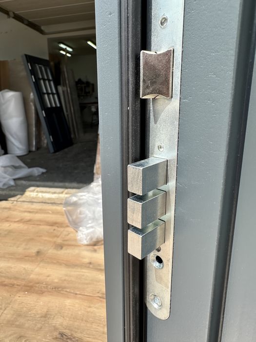 Drzwi zewnętrzne drewniane Grube 100mm U=0,49 Montaż cała Polska i Ue