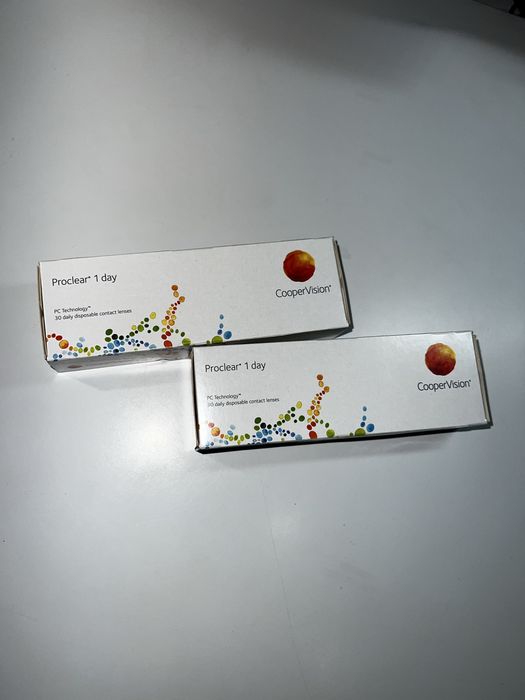 топові лінзи Proclear 1 day -1,25 НОВІ ПАЧКИ