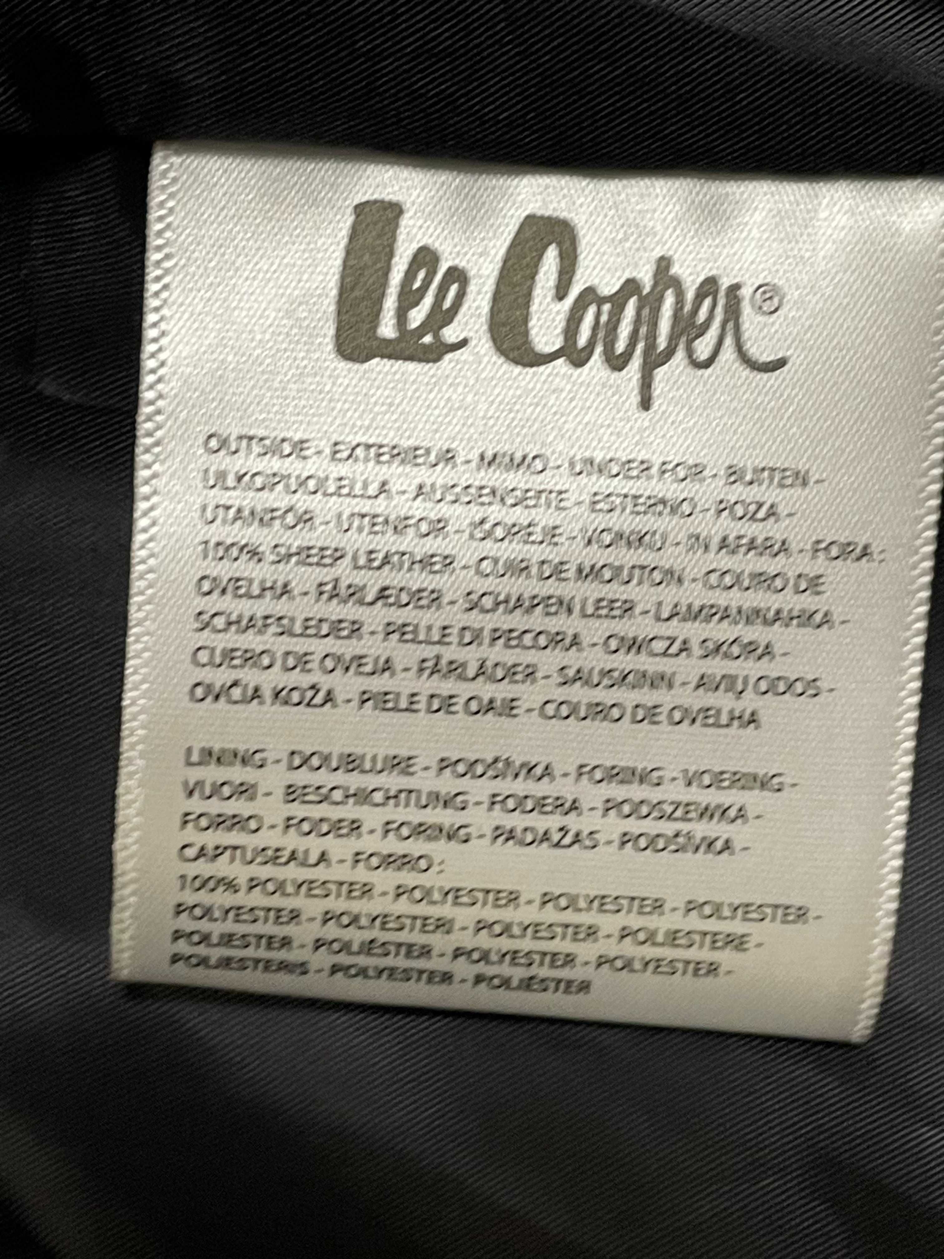 Lee Cooper model BYRON BLACK r. L kurtka skórzana męska