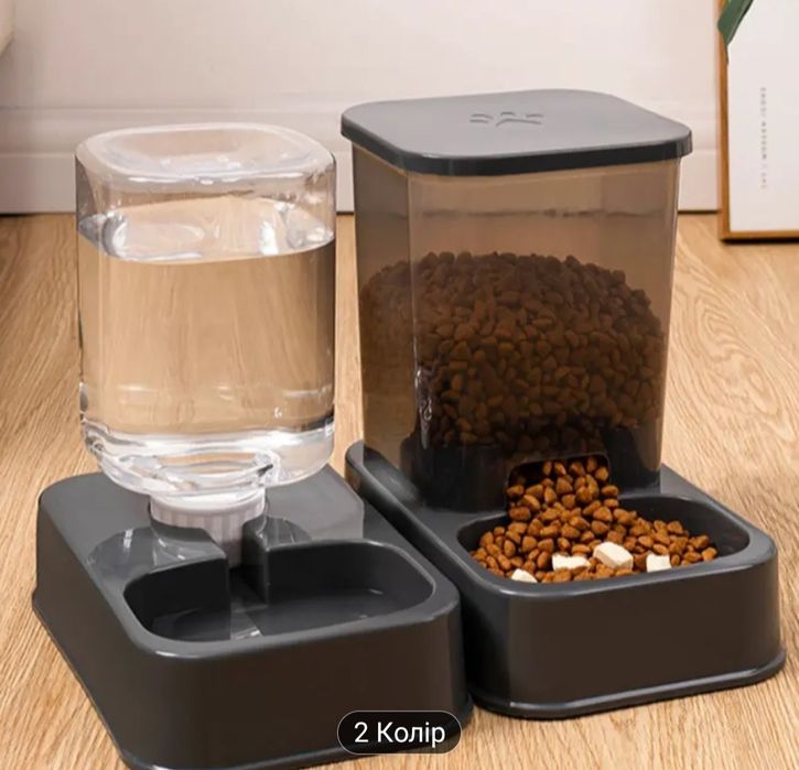 Набір для годівлі тварин .Миска автоматична для кота