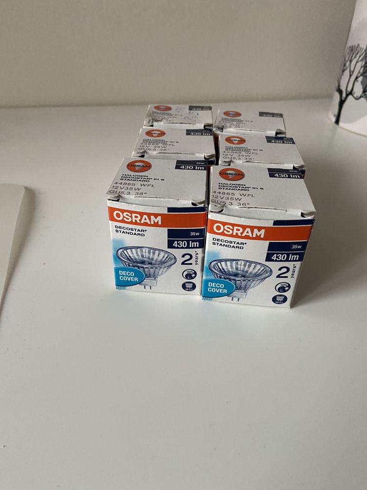 6 sztuk Żarówek Halogenowych OSRAM GU4 35W