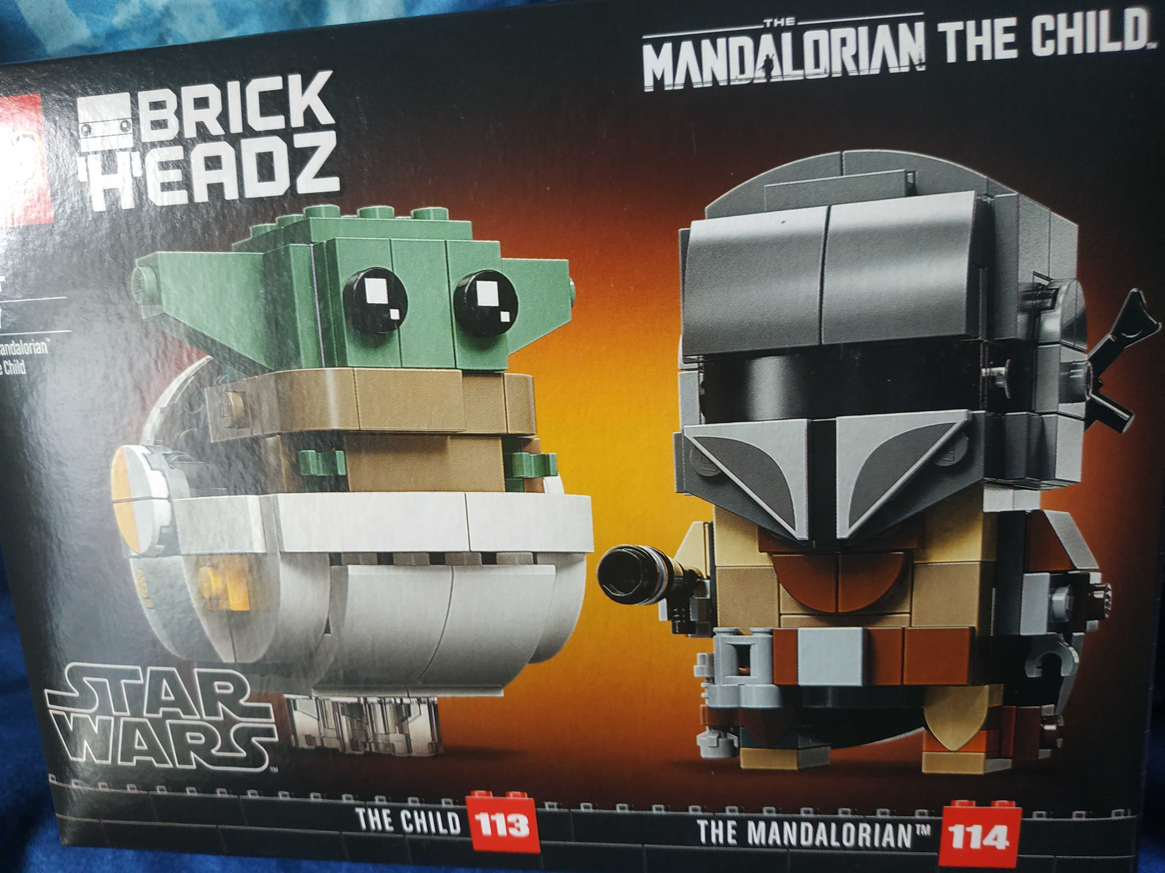 LEGO BrickHeadz Star Wars 75317 Mandalorianin i Dziecko