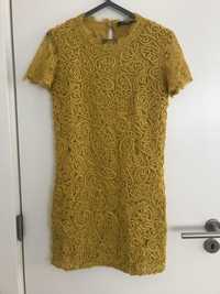 Vestido Renda Amarelo | Zara | S