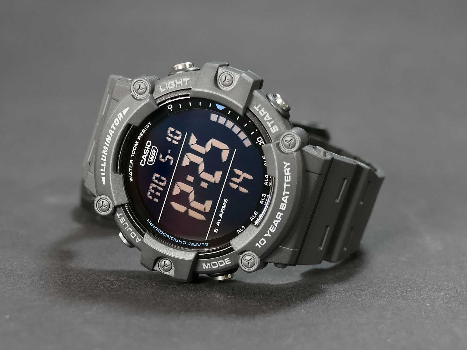 Годинник Casio AE-1500WH-8BV Ø51мм. 10 років батарейка.
